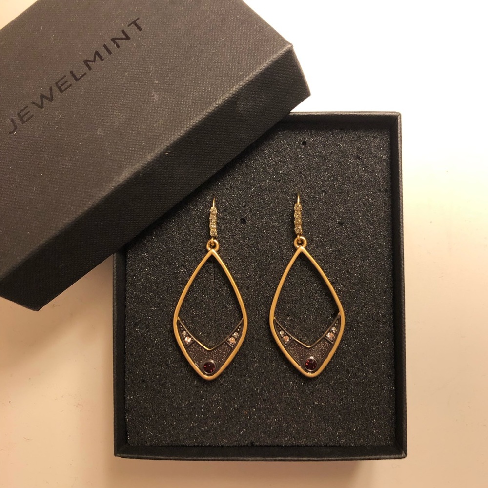 JewelMint “Divine Wine” Earrings
